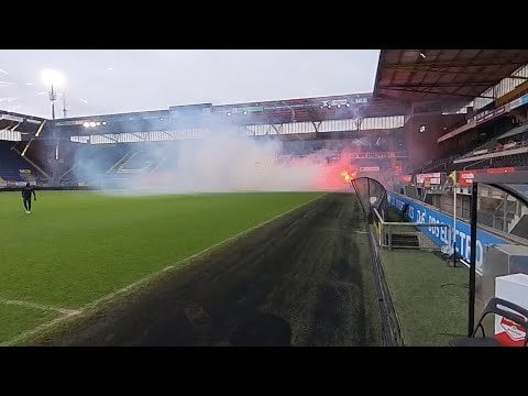 NAC Breda’s open training before the derby tomorrow! With lots of fireworks