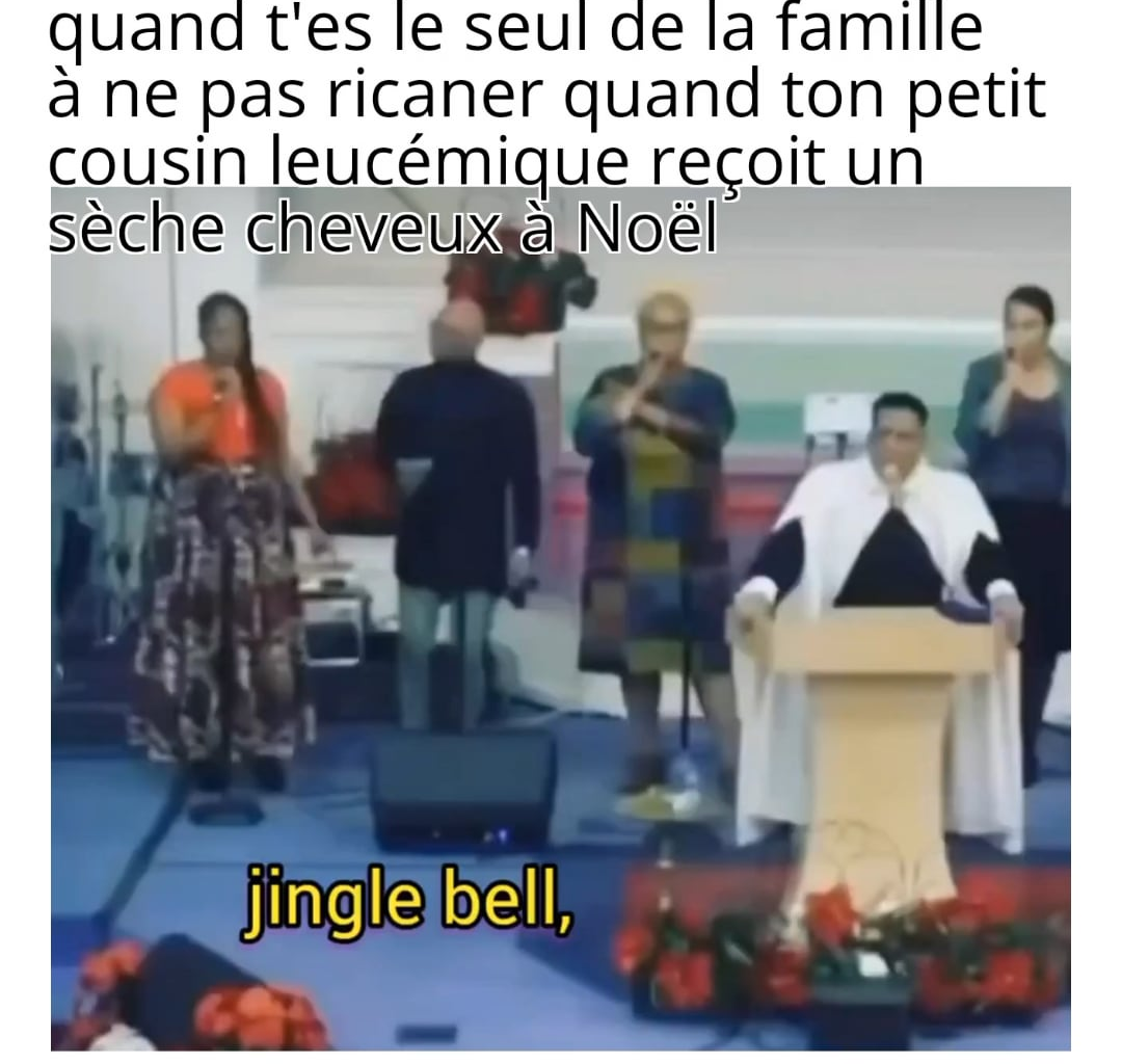 Pas aujourd'hui, satan, pas aujourd'hui.