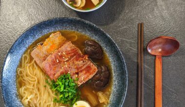 Ramen au thon / Soupe Miso