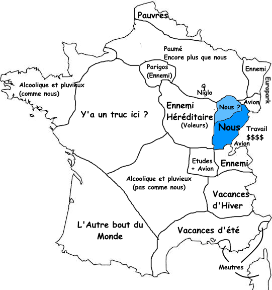 La France vu par les Franc-Comtois