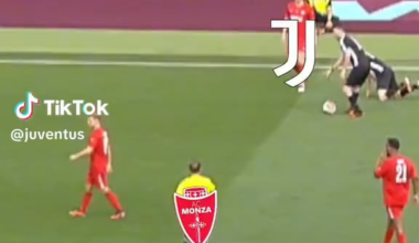 this video was posted on the official Juventus TikTok account