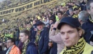 Marco Reus: Edin, wie können wir hier Punkte liegen lassen?! Edin Terzic: Ich habe keine Ahnung, aber… Das Leben beginnt, wenn die Kurve singt, hüpft und springt, Borussia mein Verein, will immer bei dir sein, nur du ganz allein Ballspielverein