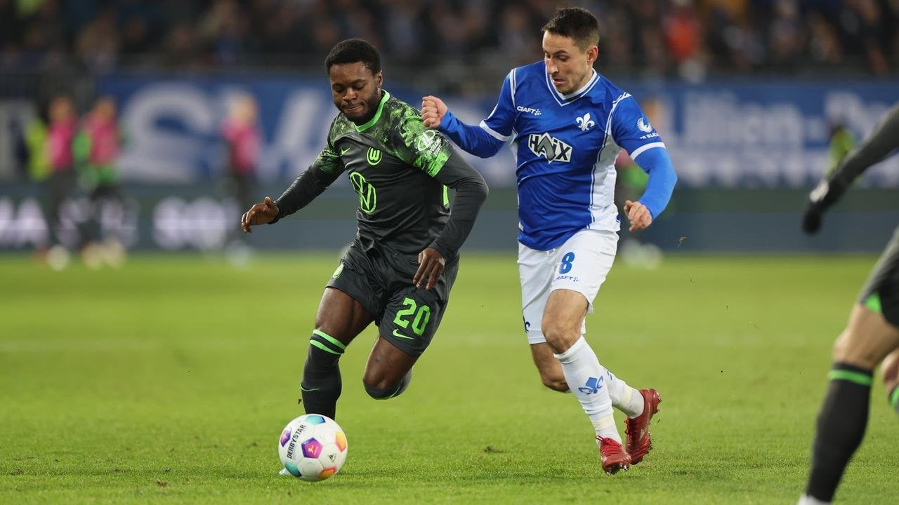Trotz Überzahl gegen Wolfsburg: Darmstadt bleibt nach Niederlage Schlusslicht