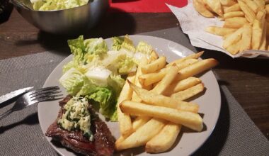 Le bon vieux steak frites salade !