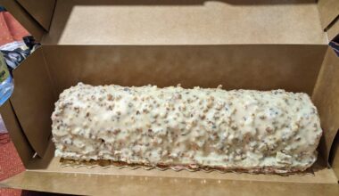Mon essai de bûche de noel !