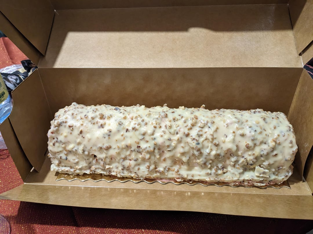 Mon essai de bûche de noel !