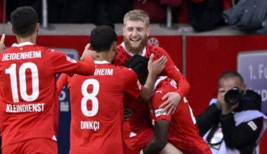 Heidenheimer ist Top-Scorer bei Aufsteigern in den zehn besten europäischen Ligen: Jan-Niklas Beste liegt mit zehn Scorerpunkten noch vor Bayern-Neuzugang Bryan Zaragoza und Teamkollege Tim Kleindienst (je sieben)