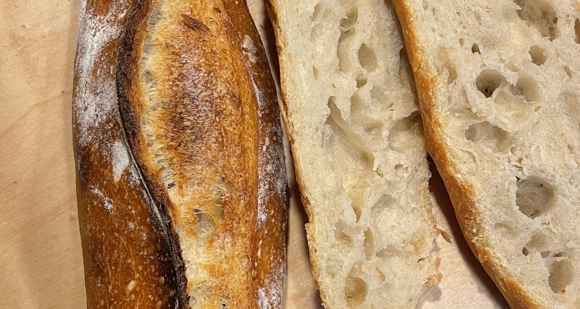 Baguette au levain !