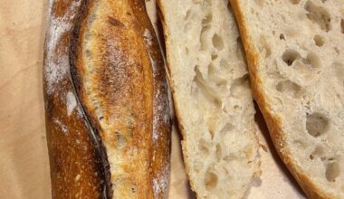 Baguette au levain !