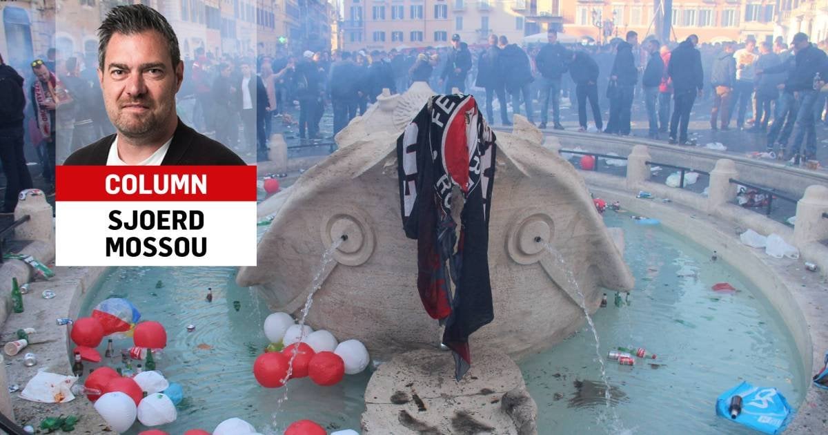 [Column Sjoerd Mossou] Thanks to Feyenoord fans Rome looks a little nicer again