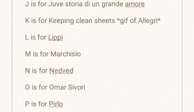 r/Juve's alphabet. S if for our favorite silverware, the Scudetto. Let's continue with T!