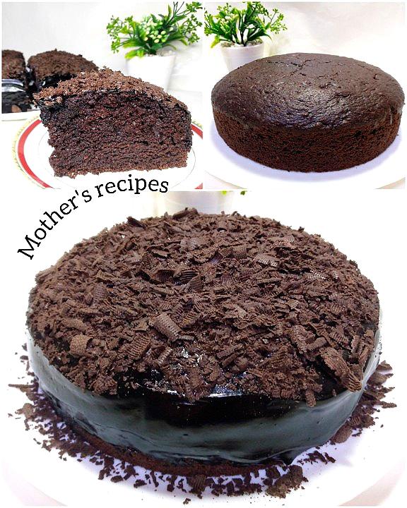 Gâteau au chocolat très moelleux avec 1œuf et une ganache sans crème recette inratable
