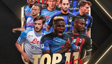 For the first time in 12 years there's no Juventus player in Serie A best XI