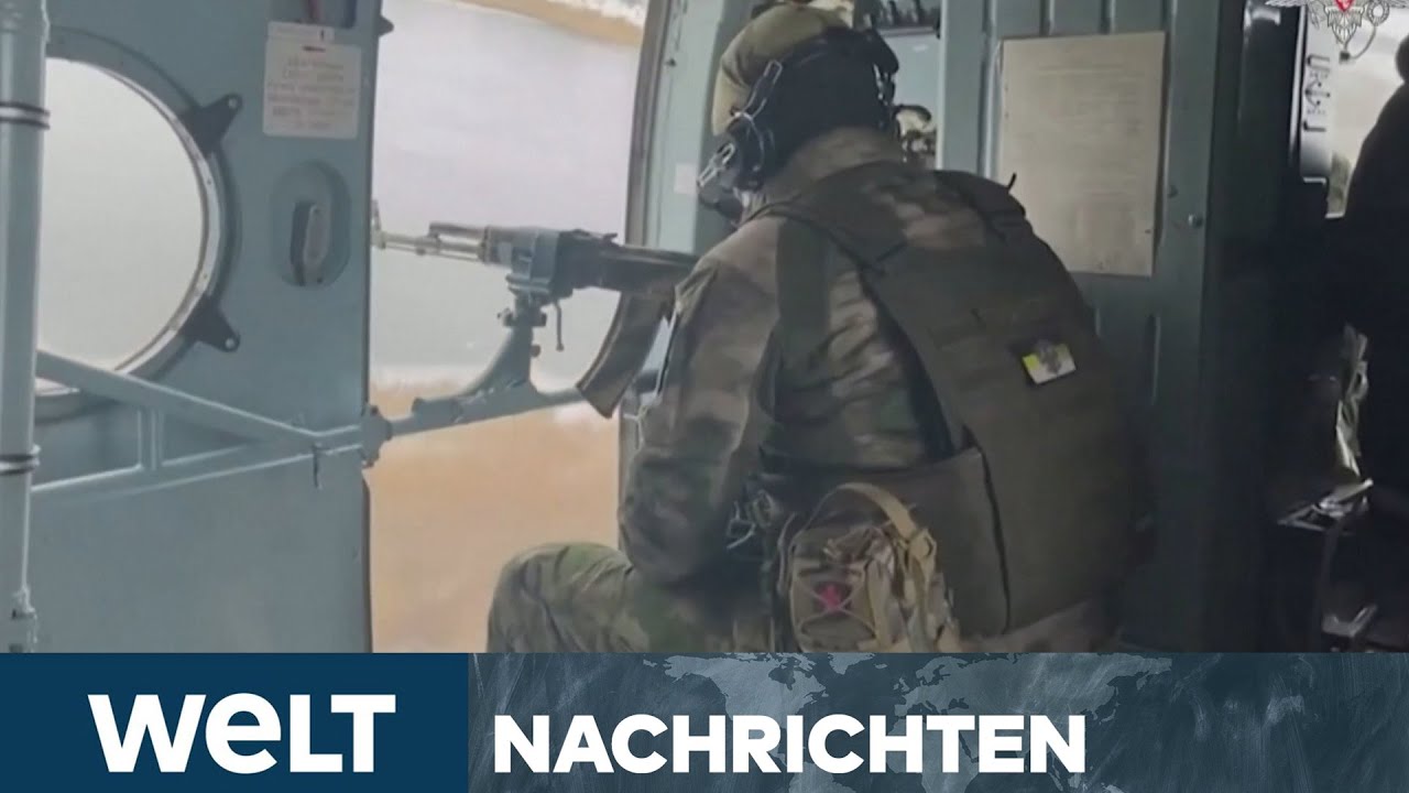 PUTINS KRIEG: Ukraine schießt russische Flugzeuge ab - Russland erhöht Druck an Front | WELT Stream