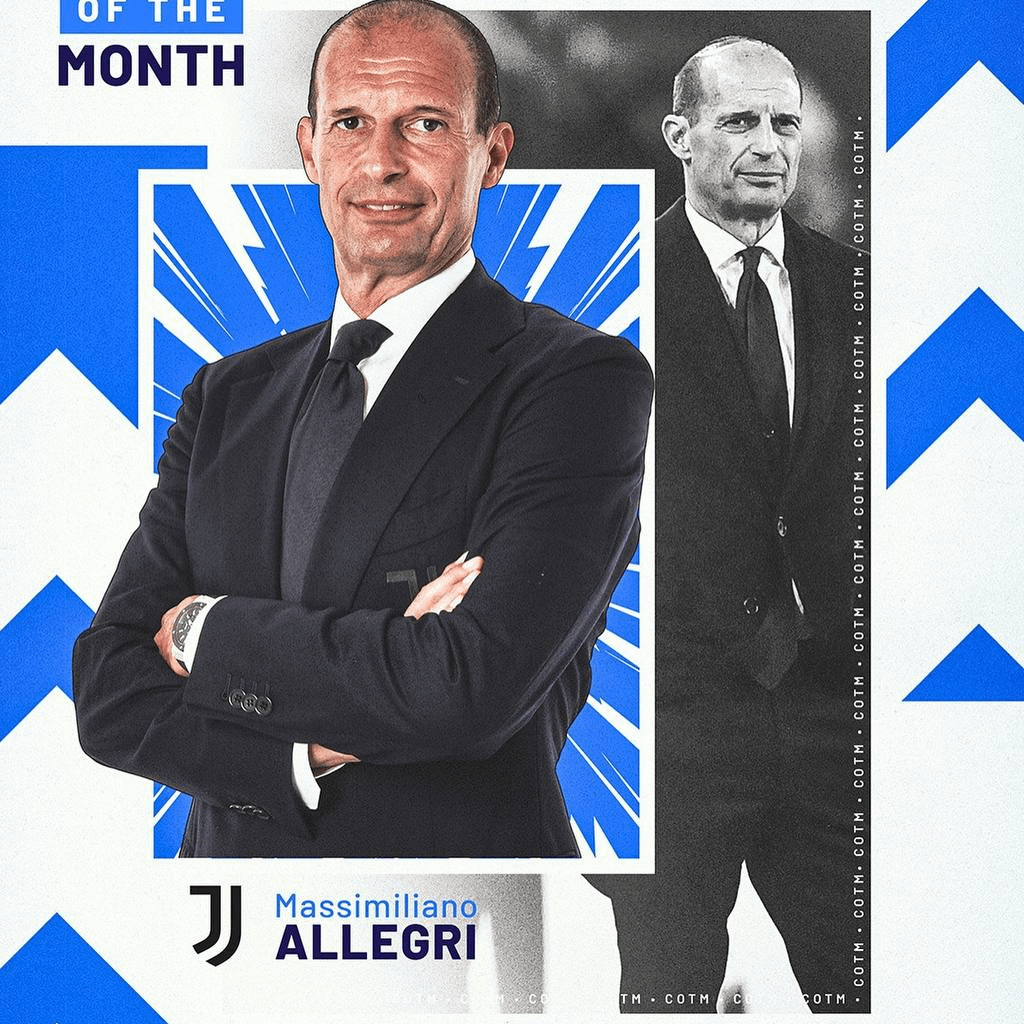 Max Allegri is Serie A manager of the month for November
