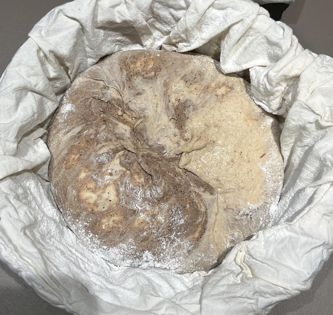Pain au levain au sarrasin pour Noël