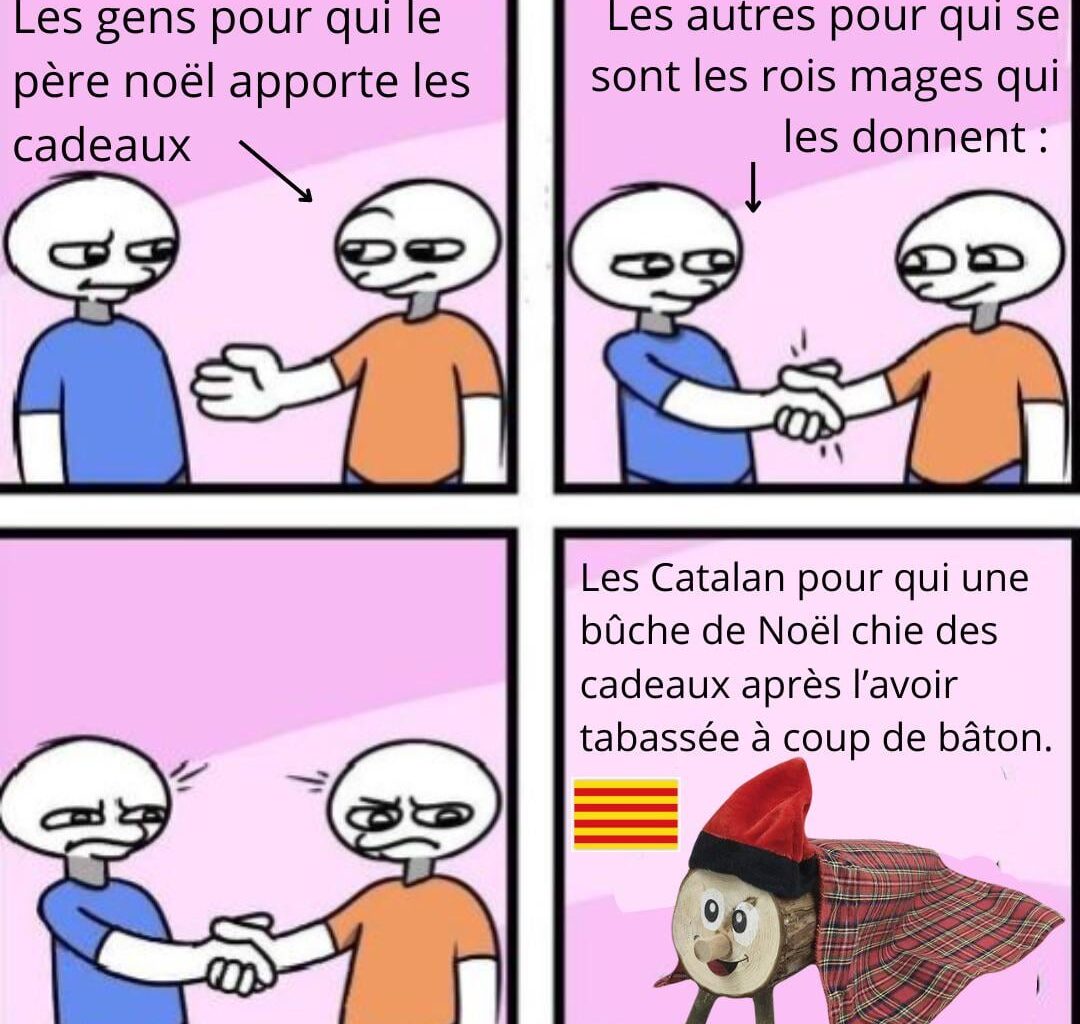 On a aussi dans notre crèche un personnage qui chie derrière la maisonnette