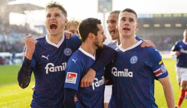 [2. Bundesliga] Heimsieg gegen Wehen Wiesbaden: Kiel siegt weiter und klettert auf Aufstiegsrang