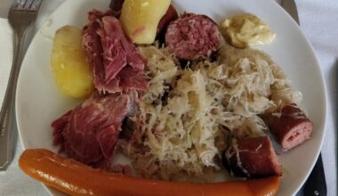 La 2eme meilleure choucroute du monde.
