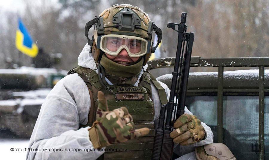 Photo of the day: We hold a rifle in our hands instead of a morning cup of coffee. We are guarding freedom and liberty