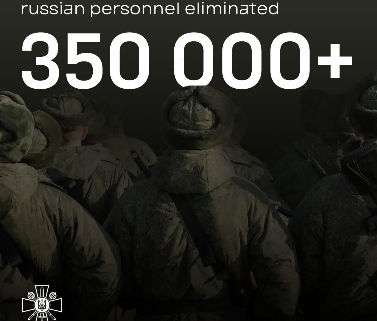 Defense of Ukraine: 350,000+ occupiers were eliminated. russian soldiers have two choices: go home or be buried in Ukrainian soil!