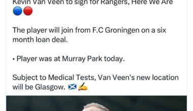 Technical Director of FC Groningen says the "transfer" of Kevin van Veen to Rangers is not true