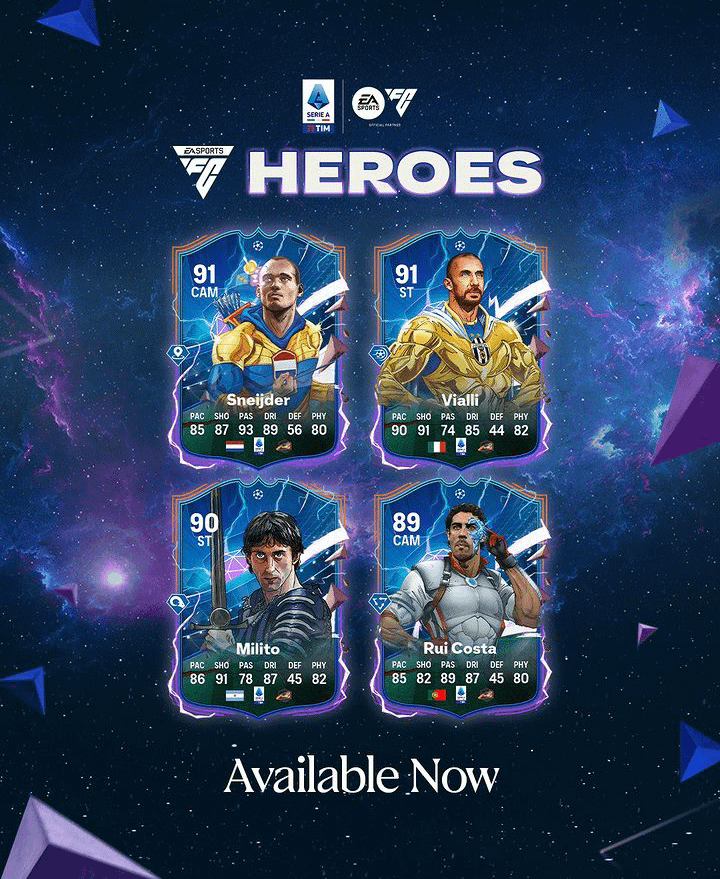 Gianluca Vialli Fut heros new promo card in EAFC24