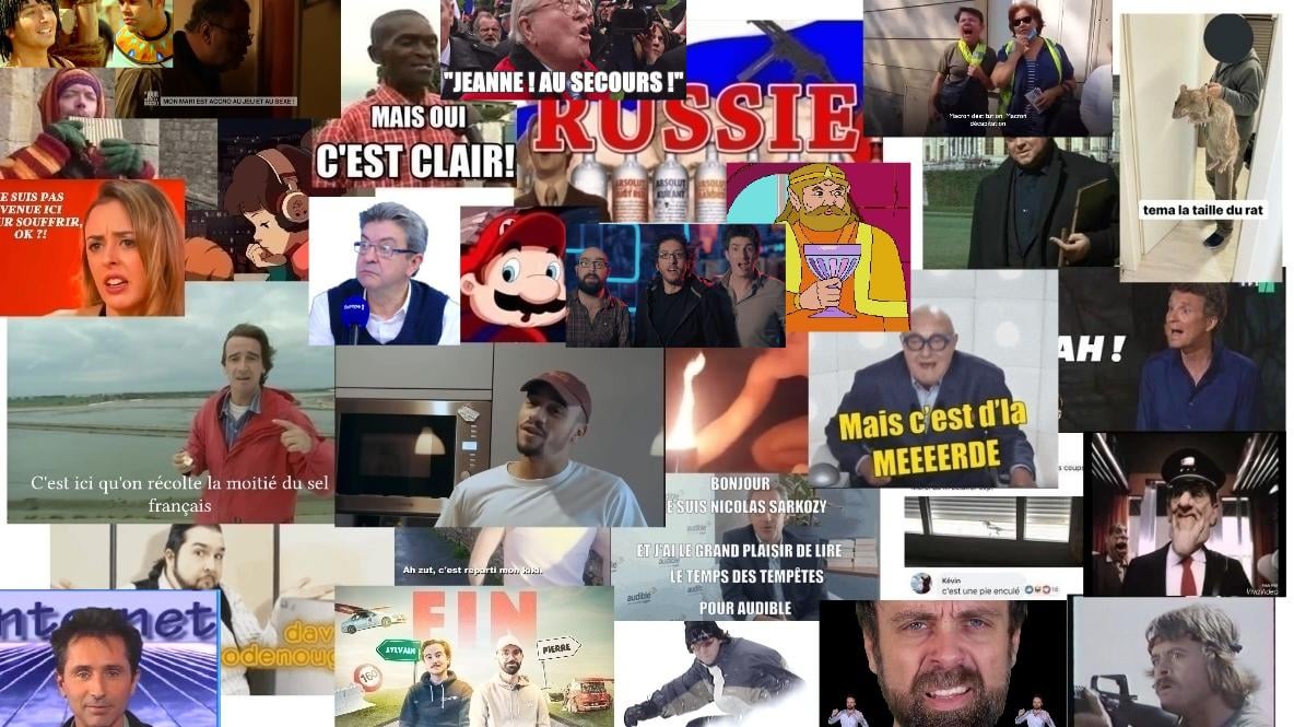 Résultat final de la fresque des fiertés de l'internet français ! Désolé à ceux qui n'ont pas été choisis