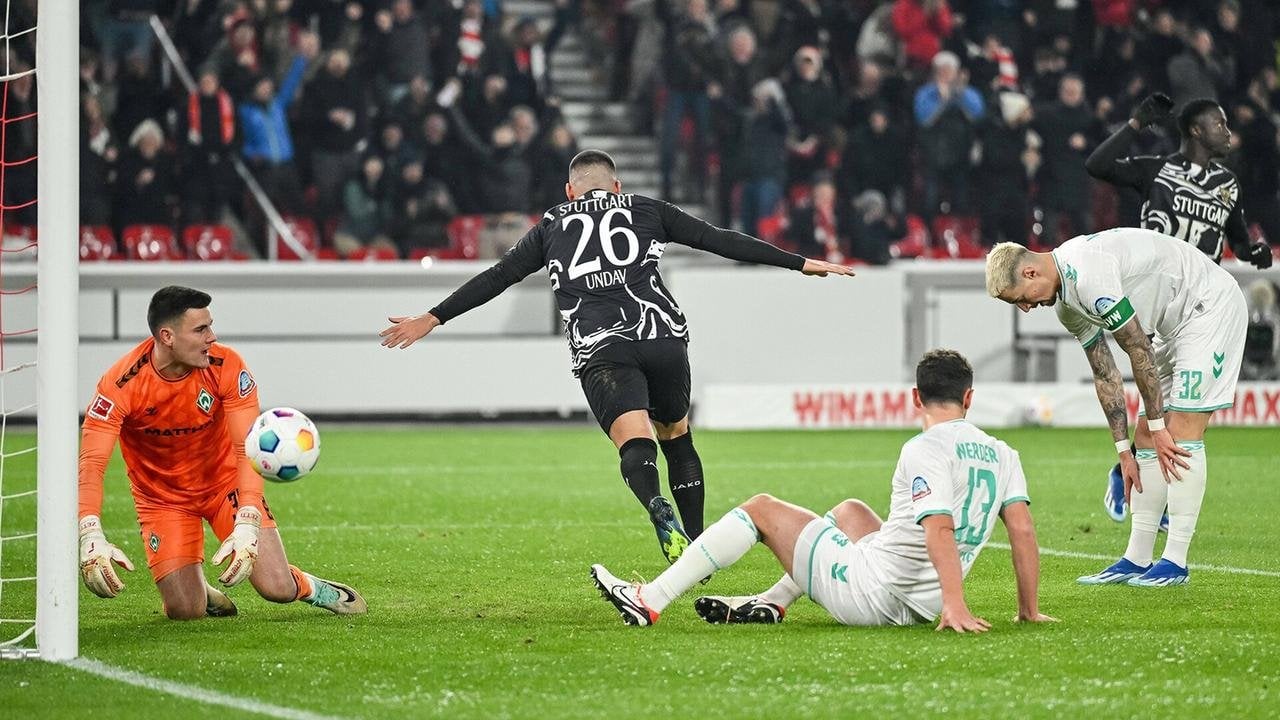Rang drei gefestigt: Stuttgarter Sturmlauf lässt Bremen keine Chanche