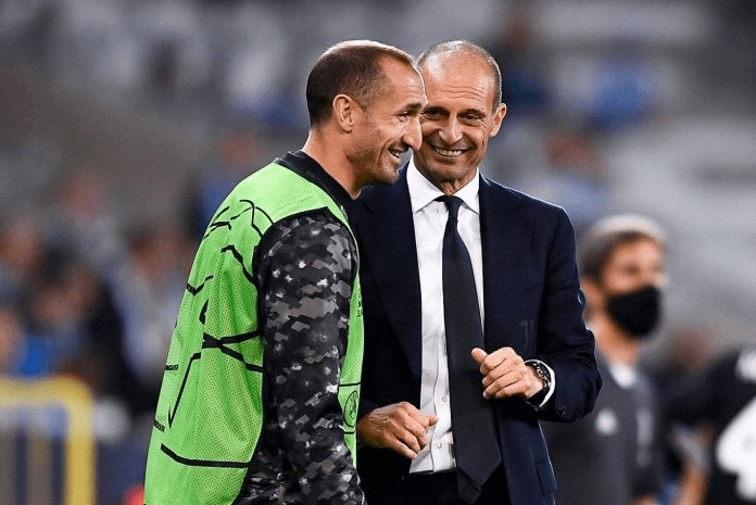 Fabio Caressa : If you were currently with the team, wouldn't you have said to Allegri we need to play a little better?! Chiellini: "But I am a fierce defender and a "pretoriano Allegriano".