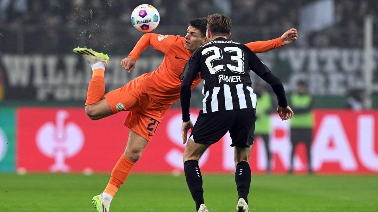 DFB-Pokal: Gladbach feiert gegen VfL Wolfsburg in letzter Minute