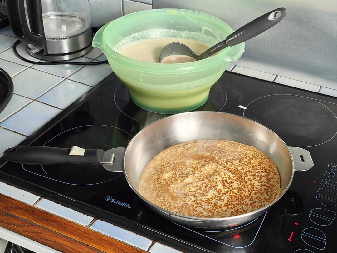 Des crêpes pour le petit déjeuner