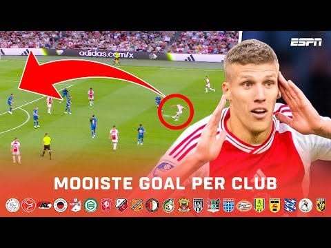 ESPN NL: Most beautiful goal for each club in the Eredivisie in 2023.