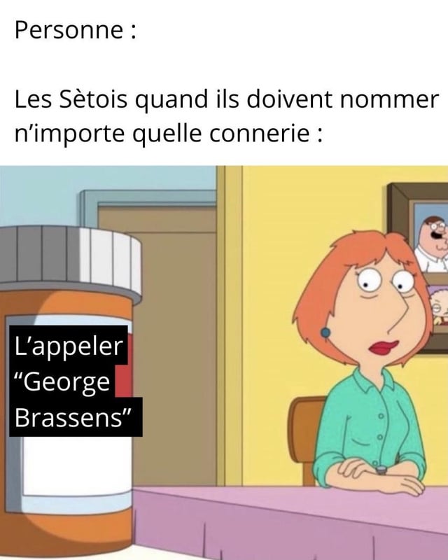 À Sète ya au moins 10 ref à George par rue