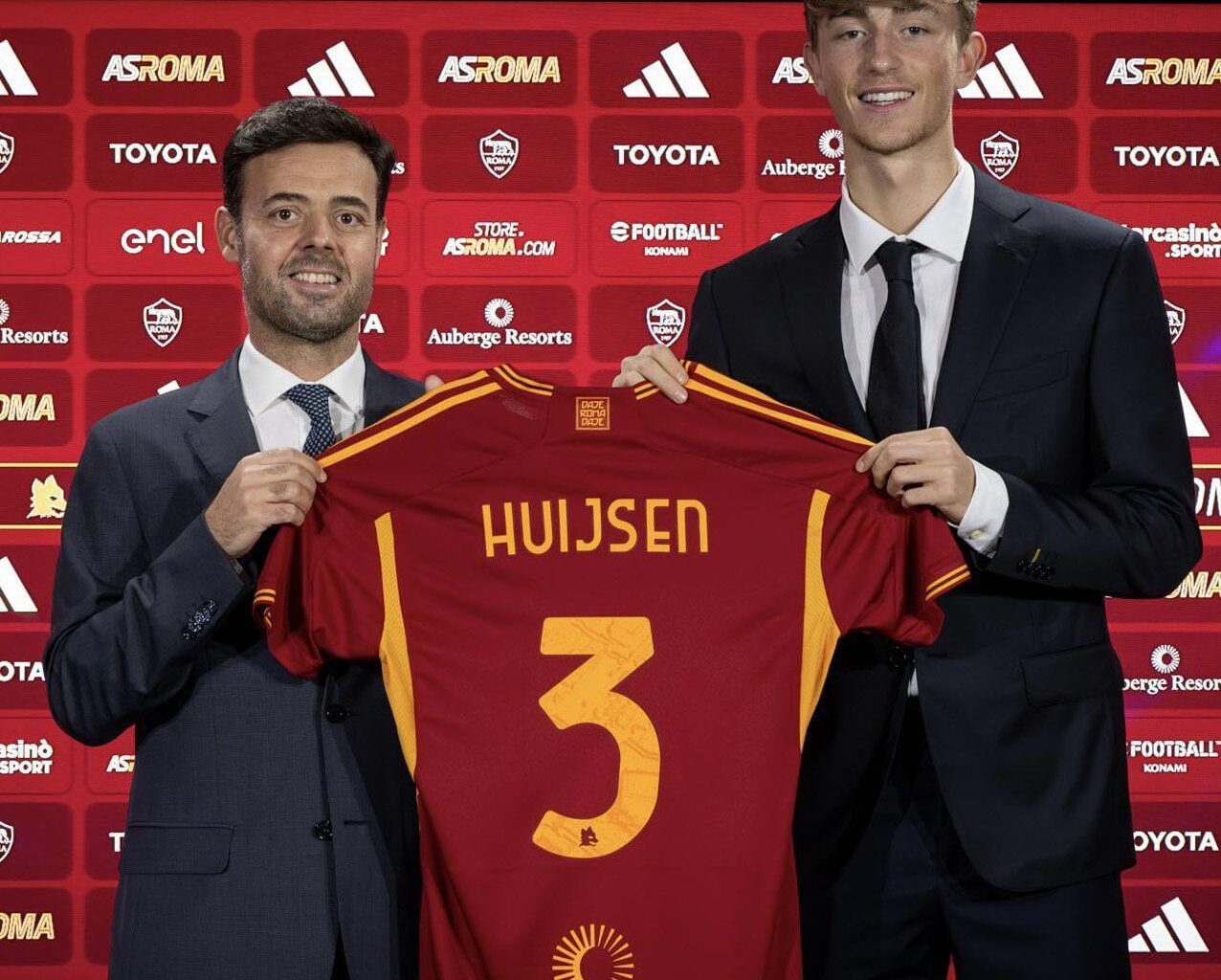 Dean Huijsen new no. 3 at Roma