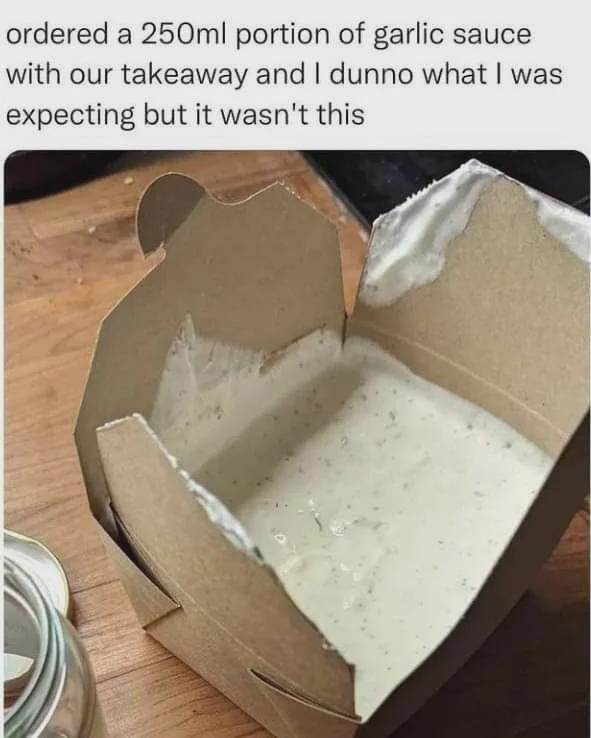 Ordering a take away in UK