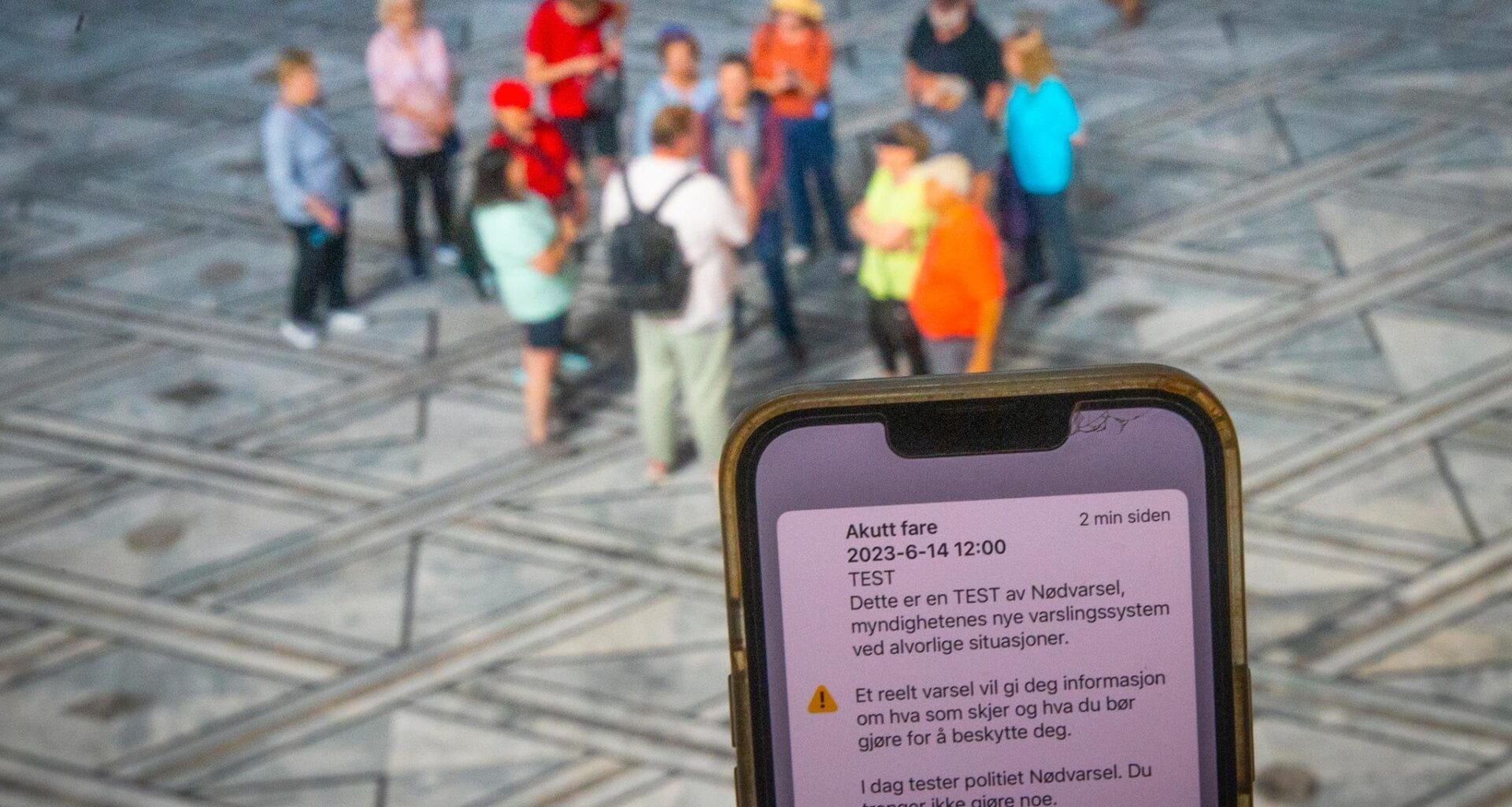 Attention tourists in Norway: nation-wide emergency test will take place today Wednesday at noon