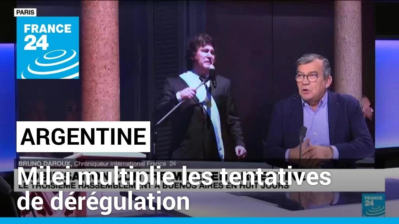 Argentine : à peine au pouvoir, Javier Milei multiplie les tentatives de dérégulation de l'économie