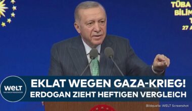KRIEG IN NAHOST: Eklat um Gaza-Krieg! Erdogan vergleicht Netanjahu mit Hitler - Israel reagiert