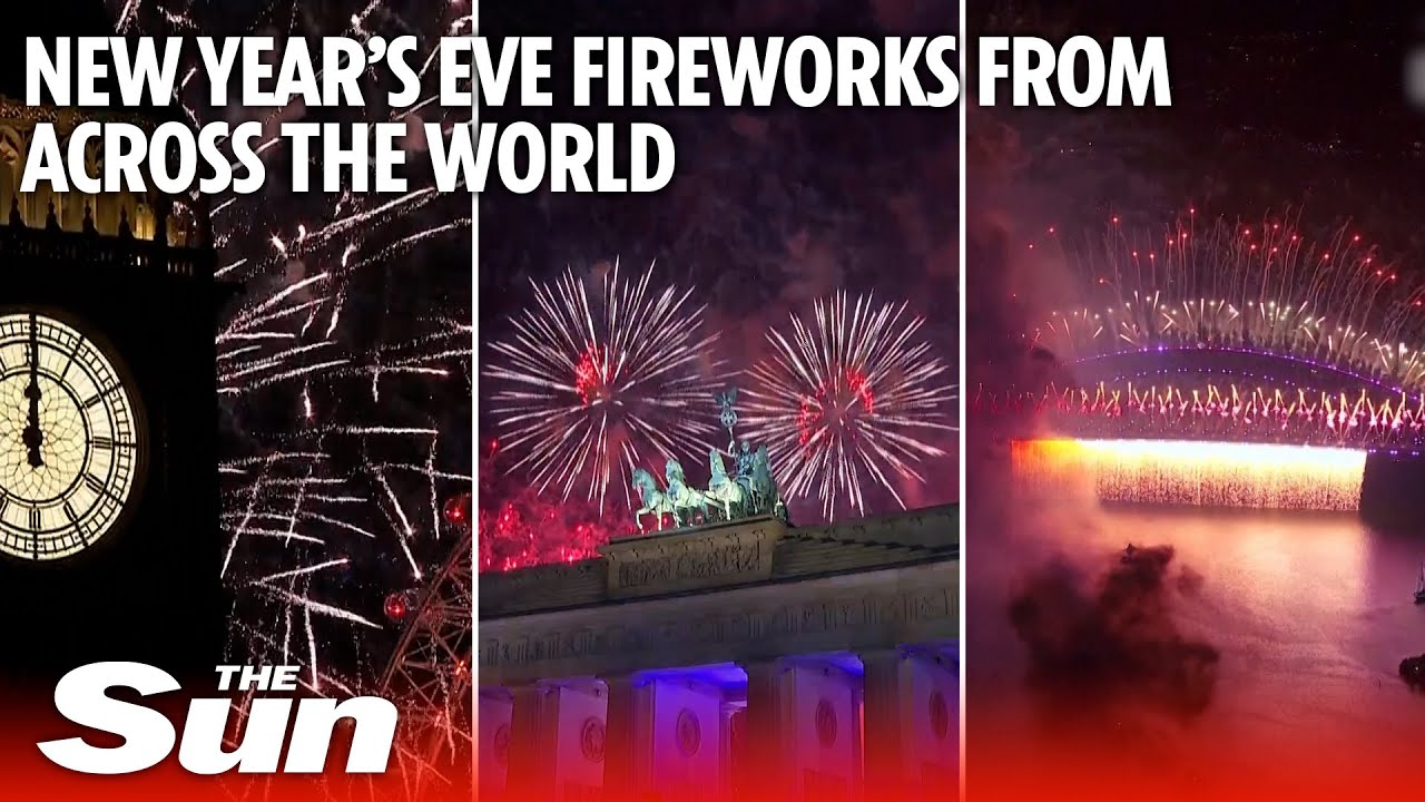 2023 New Year's Eve fireworks from across the world
