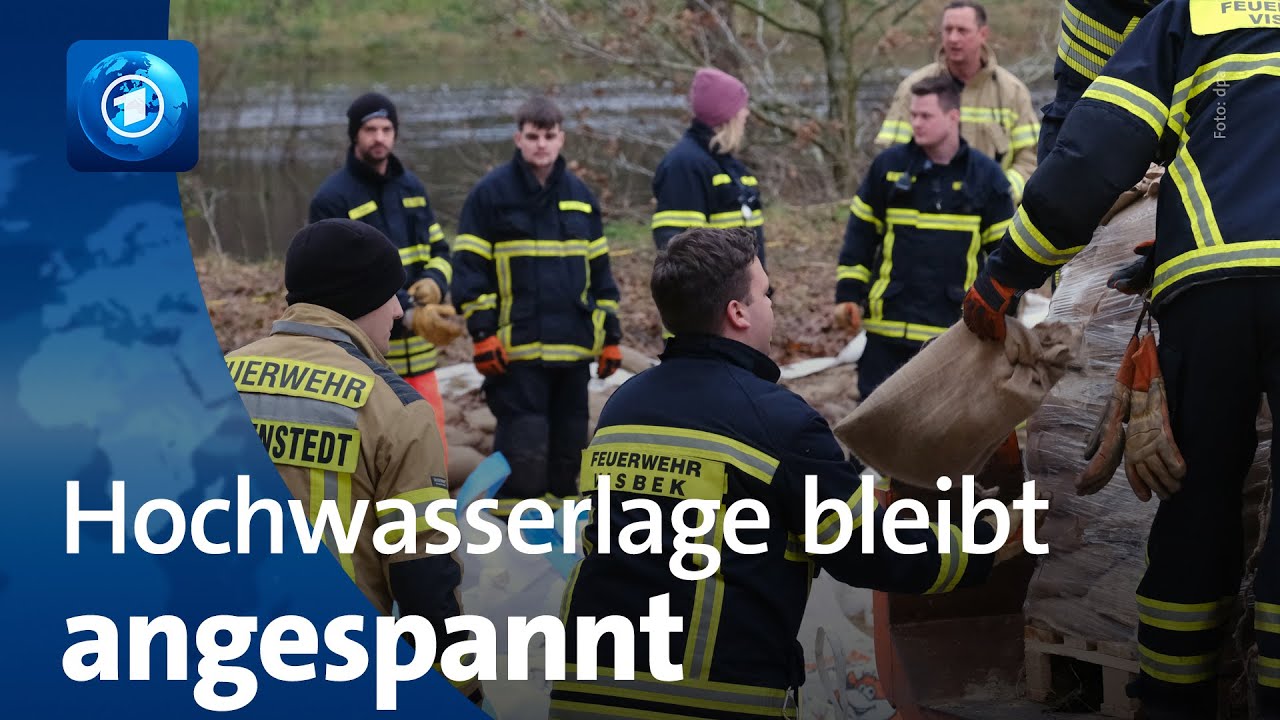 Niedersachsen: Hochwasser-Lage bleibt angespannt