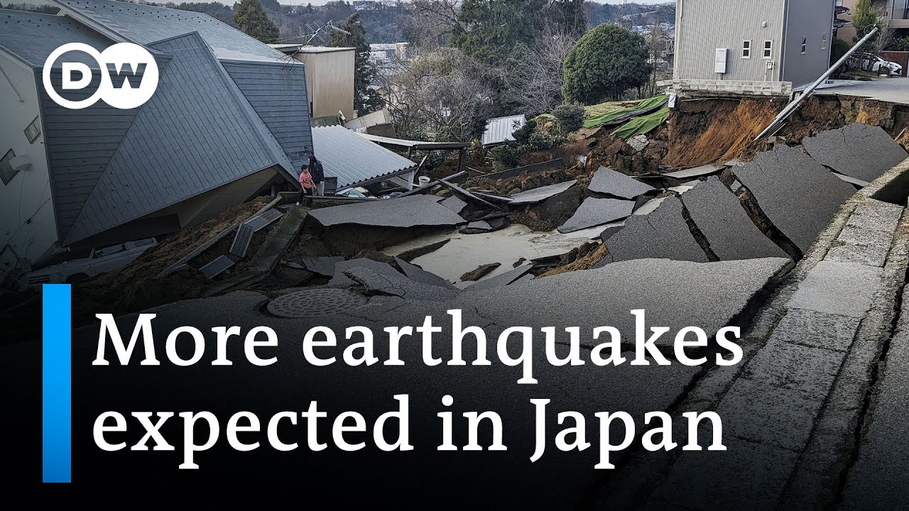 Japan braces for more tremors after powerful earthquake | DW News