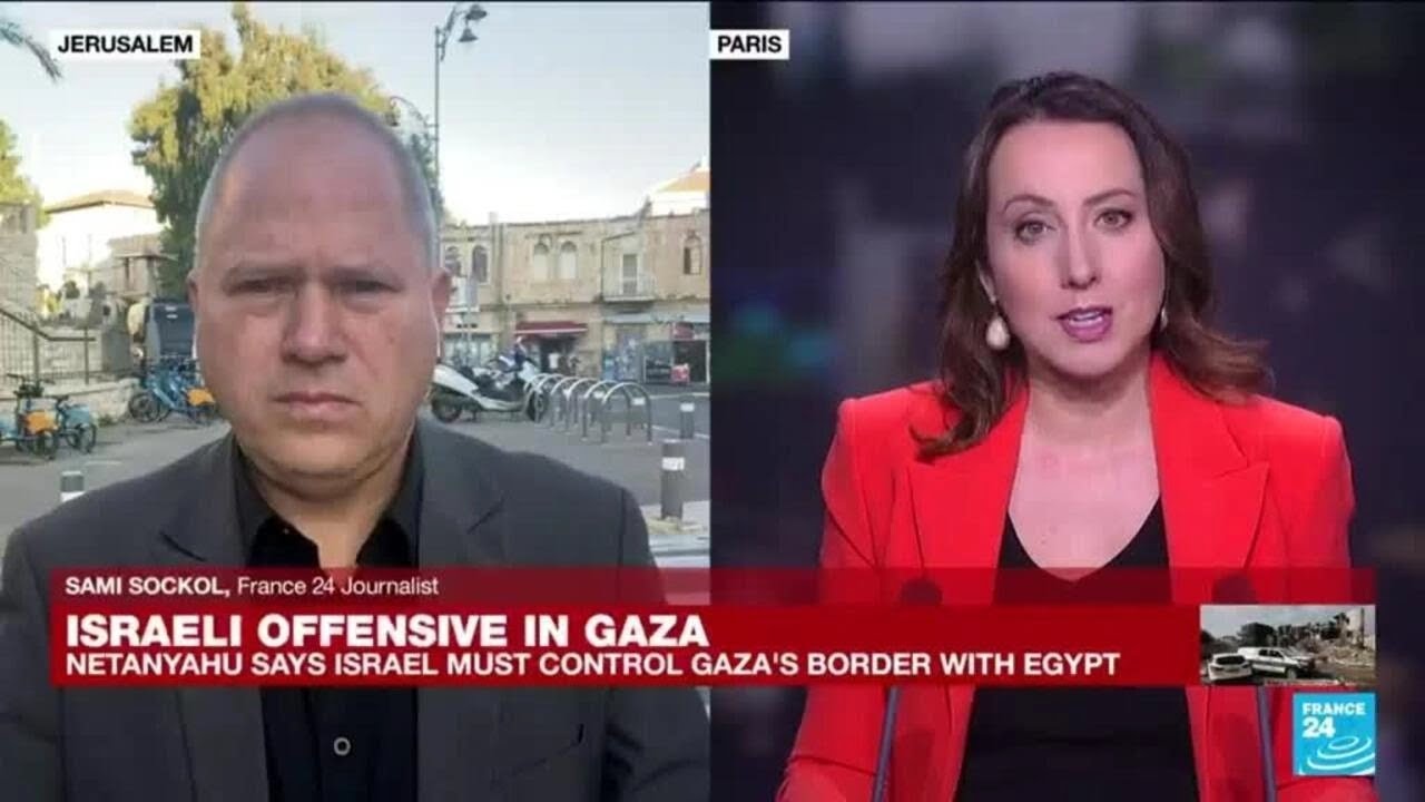 Netanyahu says Israel must control Gaza's border with Egypt • FRANCE 24 English