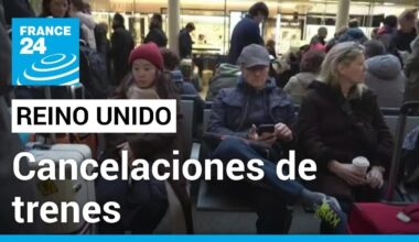 Trenes cancelados desde y hacia Londres causan caos un día antes de que acabe el año • FRANCE 24