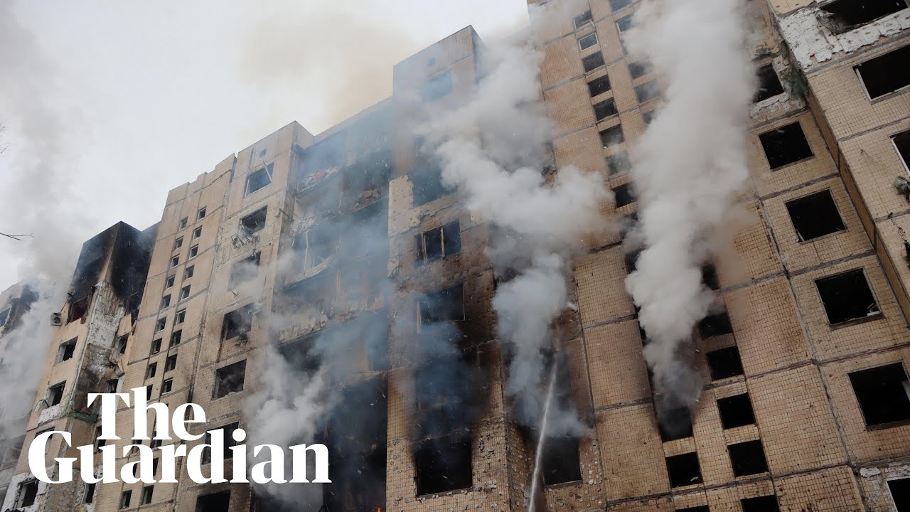 Russia launches bombings across Ukraine as Putin vows to intensify attacks