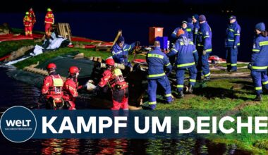 HOCHWASSER IN DEUTSCHLAND: Niedersachsen kämpfen verzweifelt gegen die Fluten