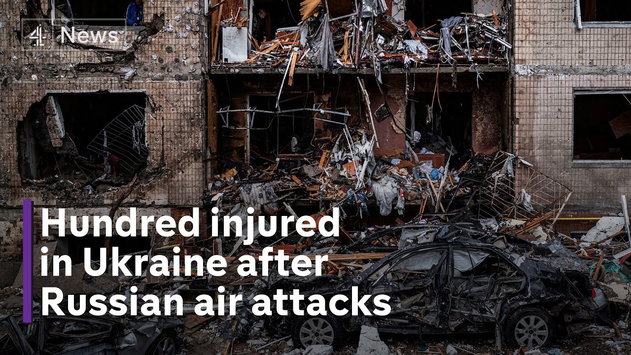 Russia launches massive missile and drone assault on Ukraine killing 5 people