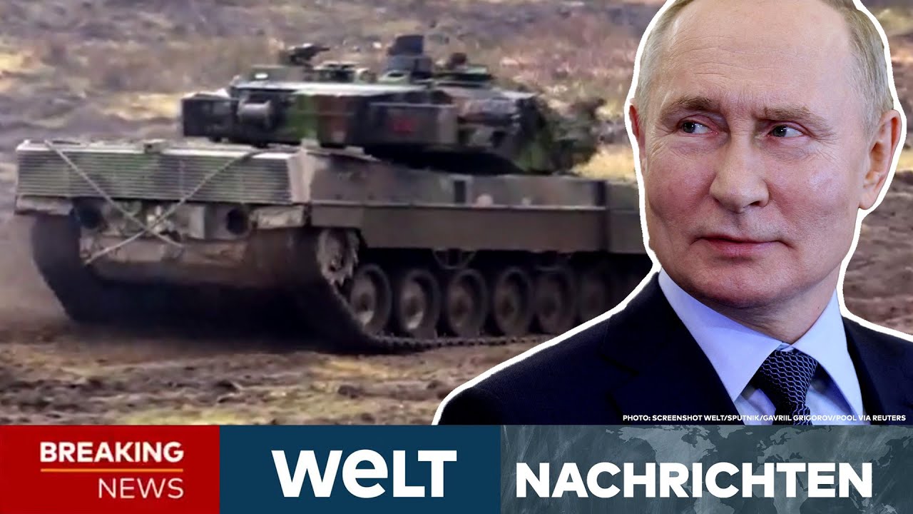 UKRAINE-KRIEG: Putin lacht sich ins Fäustchen! Desaster mit deutschen Leopard-Panzern | WELT LIVE