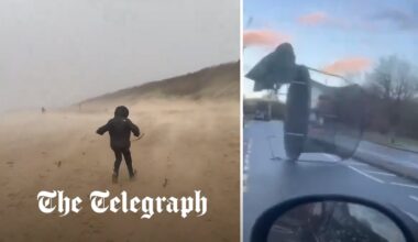 Storm Henk: Strong winds and flood warnings persist in UK