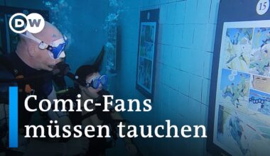Comics in einem der tiefsten Schwimmbecken der Welt | DW Nachrichten
